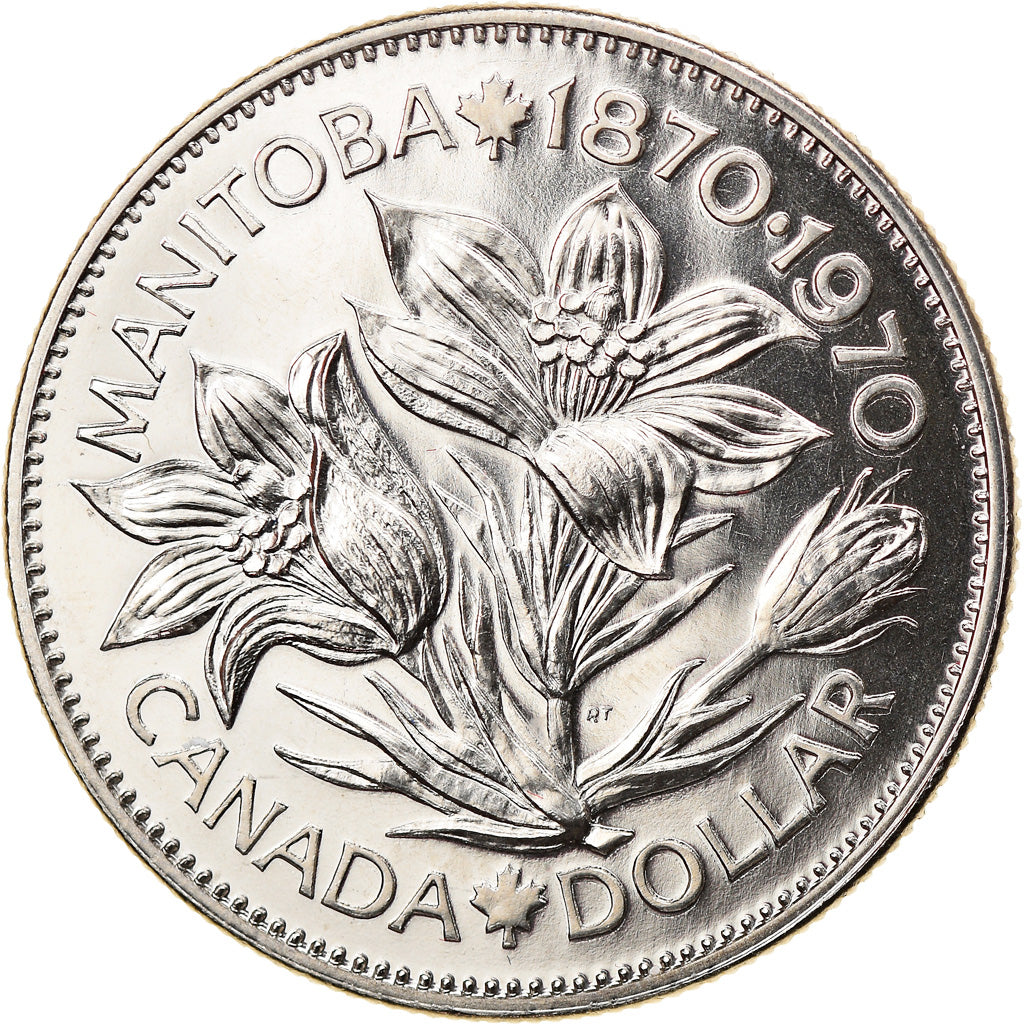 Coin, Canada, Elizabeth II, Dollar, 1970, Royal Canadian Mint, Ottawa