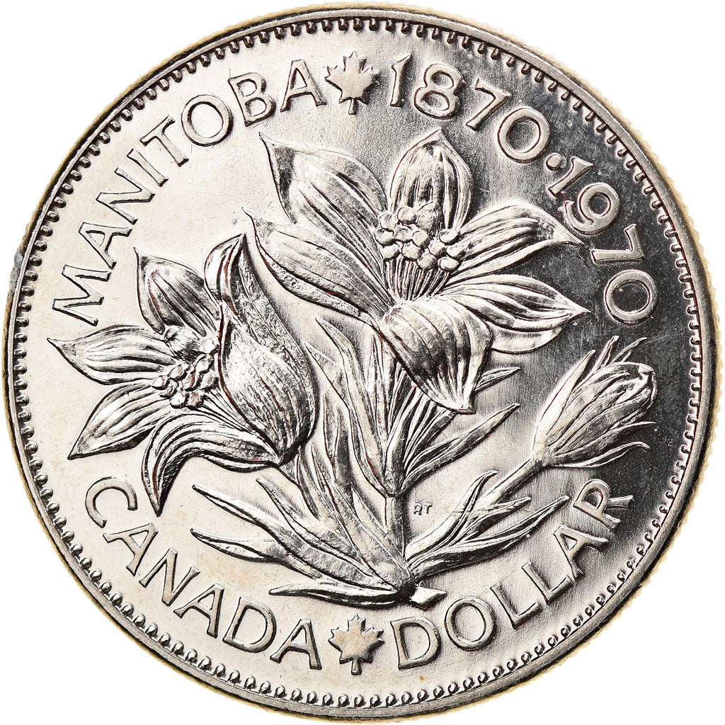 Coin, Canada, Elizabeth II, Dollar, 1970, Royal Canadian Mint, Ottawa