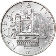Coin, Italy, 500 Lire, 1985, Académie Duino, MS(63), Silver, KM:116