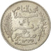 Moneta, Tunisia, Muhammad al-Nasir Bey, 50 Centimes, 1917, Paris, SPL-, Argento