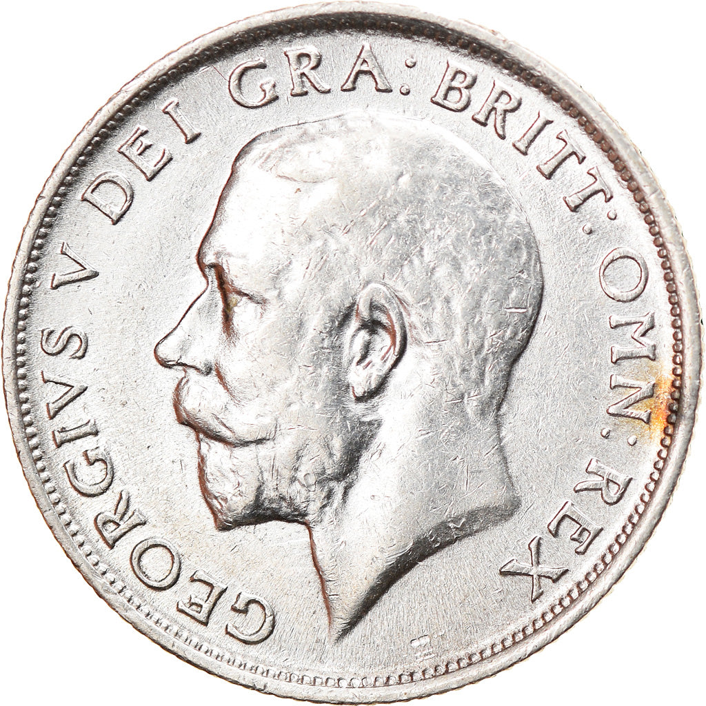 Coin, Great Britain, George V, Shilling, 1916, AU(55-58), Silver, KM:816