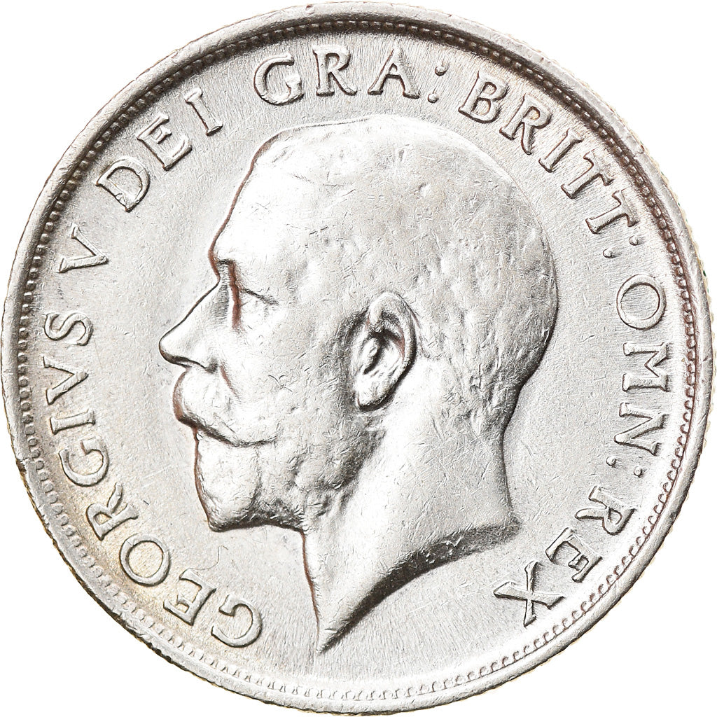 Coin, Great Britain, George V, Shilling, 1919, AU(55-58), Silver, KM:816