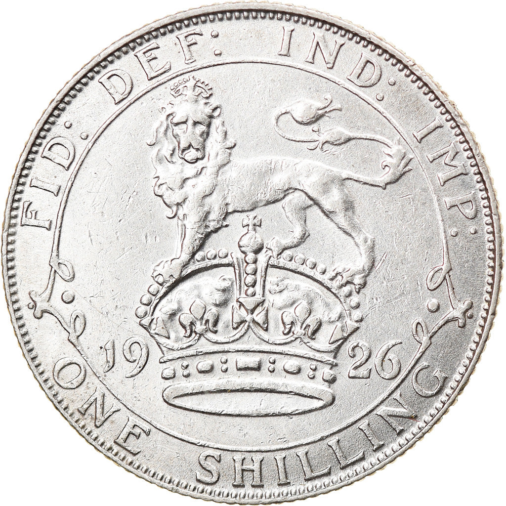 Coin, Great Britain, George V, Shilling, 1926, AU(50-53), Silver, KM:816a