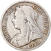 Coin, Great Britain, Victoria, 1/2 Crown, 1899, VF(20-25), Silver, KM:782