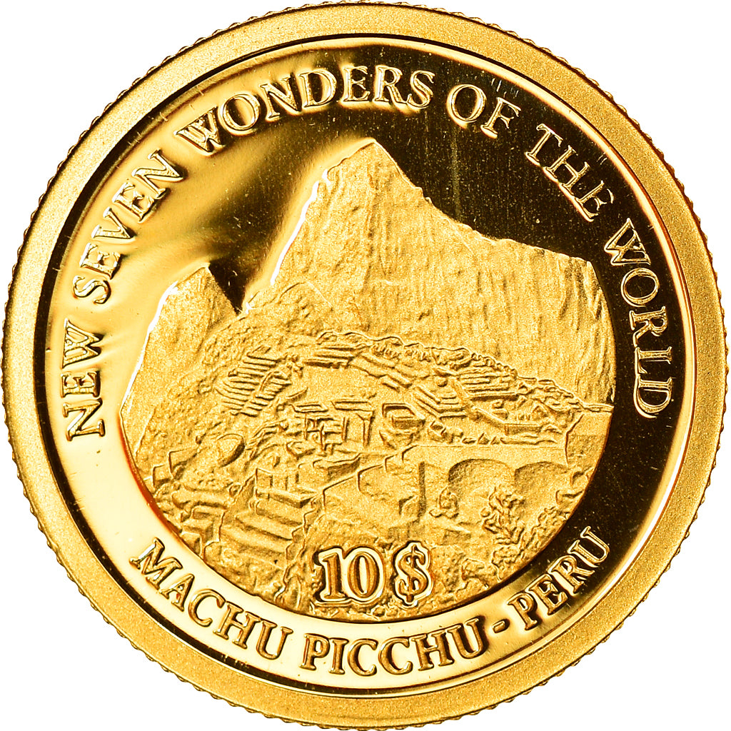 Monnaie, Îles Salomon, Inca's Machu Picchu, Elizabeth II, 10 Dollars, 2009