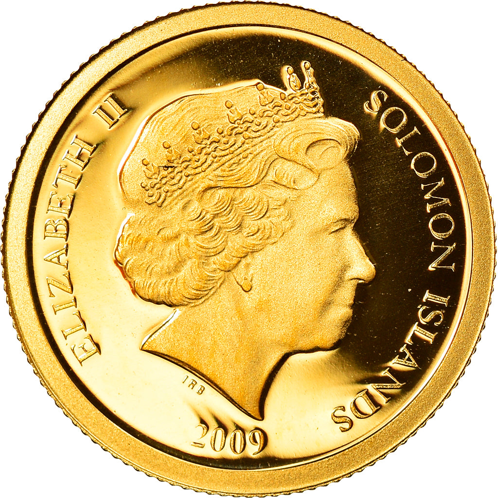 Monnaie, Îles Salomon, Inca's Machu Picchu, Elizabeth II, 10 Dollars, 2009