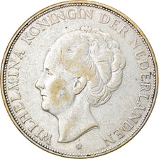 Coin, Netherlands, Wilhelmina I, 2-1/2 Gulden, 1932, EF(40-45), Silver, KM:165