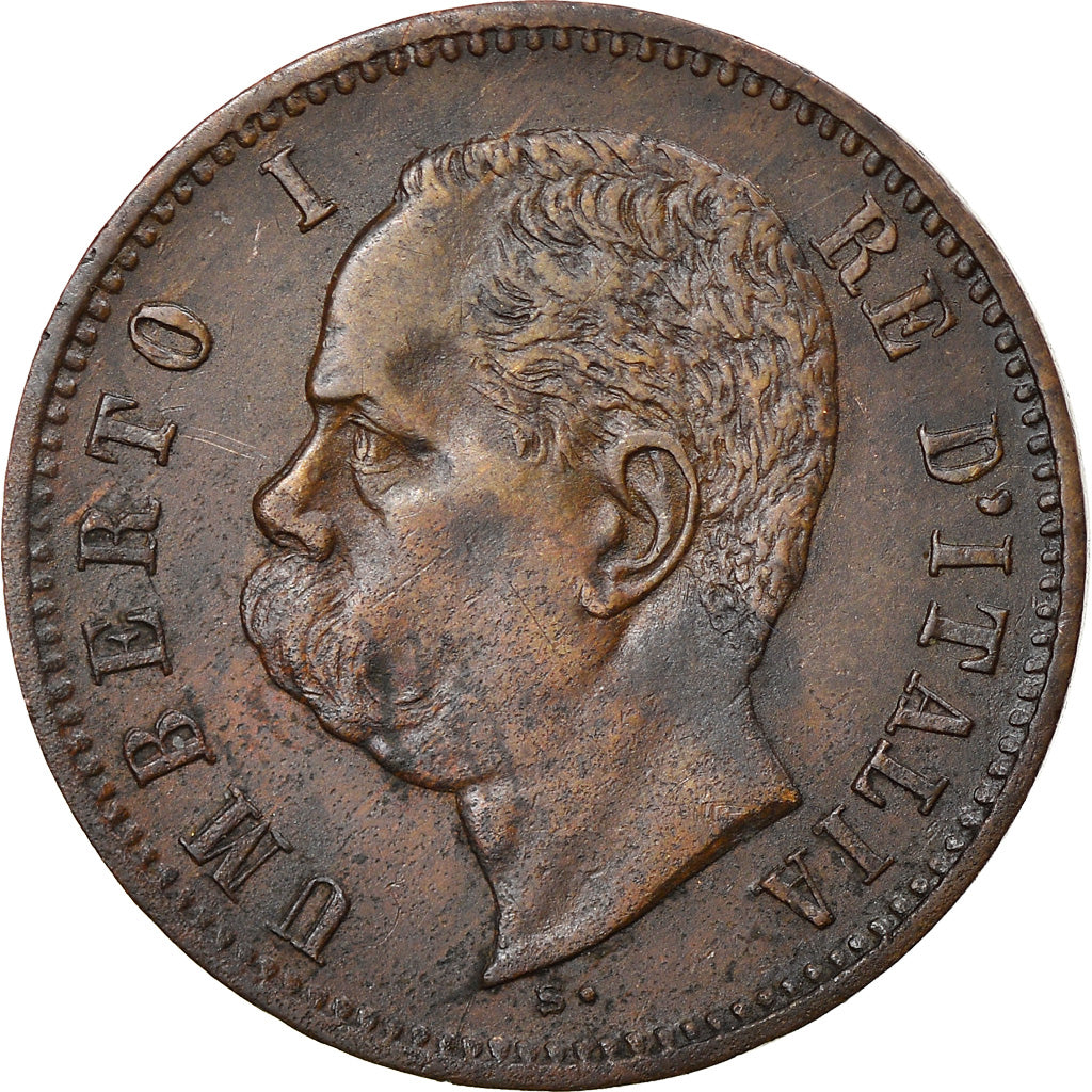 Coin, Italy, Umberto I, 2 Centesimi, 1898, Rome, EF(40-45), Copper, KM:30