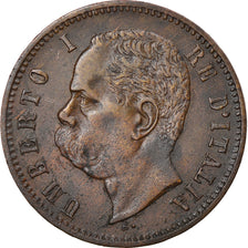 Coin, Italy, Umberto I, 2 Centesimi, 1898, Rome, EF(40-45), Copper, KM:30