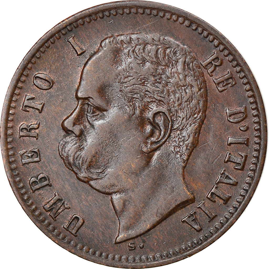 Coin, Italy, 2 Centesimi, 1900, Rome, AU(55-58), Cuivre, KM:30