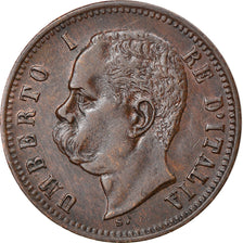 Coin, Italy, 2 Centesimi, 1900, Rome, AU(55-58), Cuivre, KM:30