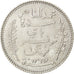 Munten, Tunisië, Muhammad al-Nasir Bey, Franc, 1907, Paris, PR, Zilver, KM:238