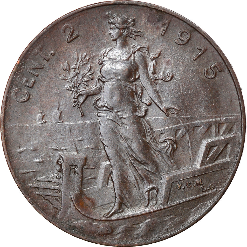 Coin, Italy, 2 Centesimi, 1915, Rome, MS(60-62), Cuivre, KM:41