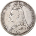 Coin, Great Britain, Victoria, Crown, 1892, VF(30-35), Silver, KM:765