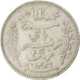 TUNISIA, 2 Francs, 1908, Paris, KM #239, EF(40-45), Silver, Lecompte #264, 9.96