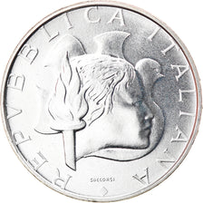 Coin, Italy, 500 Lire, 1984, Rome, Los Angeles Olympics, MS(63), Silver, KM:114