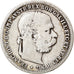 Coin, Austria, Franz Joseph I, Corona, 1893, VF(20-25), Silver, KM:2804
