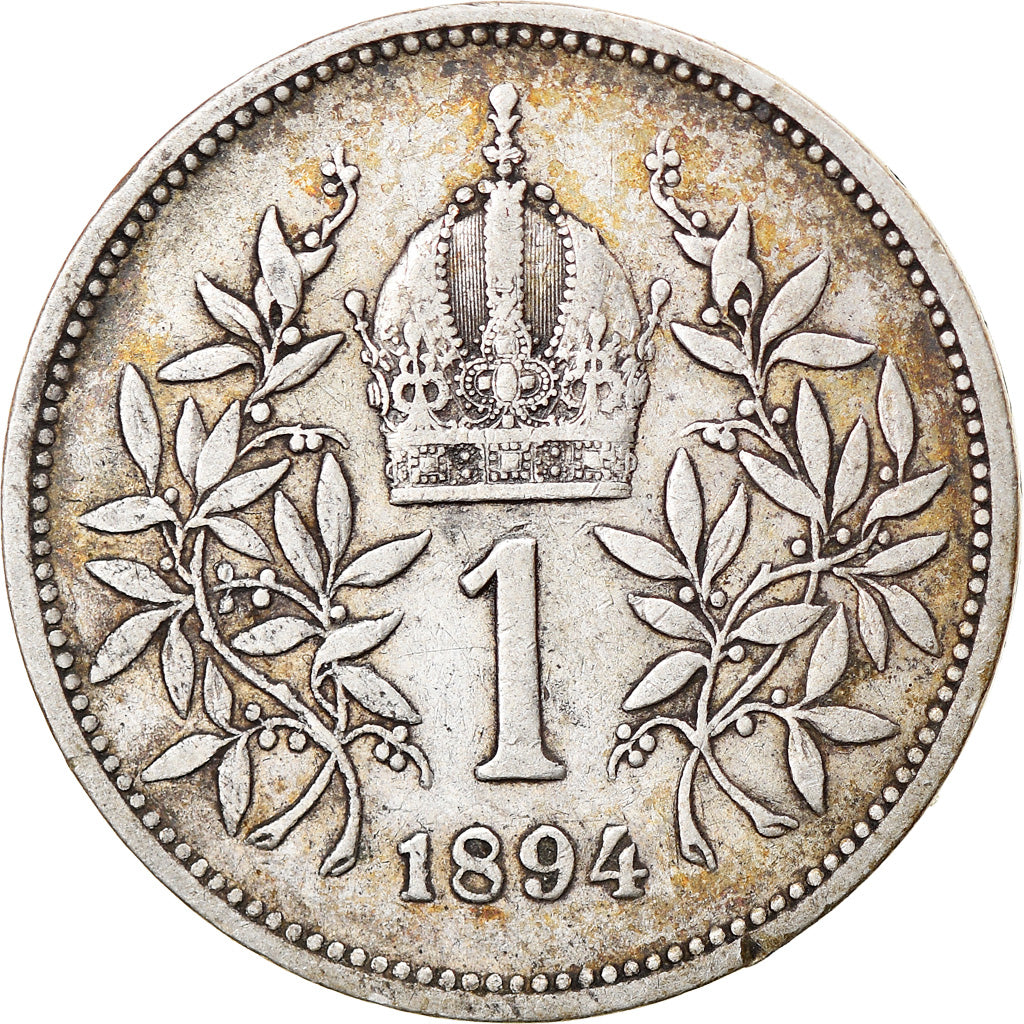 Moneta, Austria, Franz Joseph I, Corona, 1894, BB, Argento, KM:2804