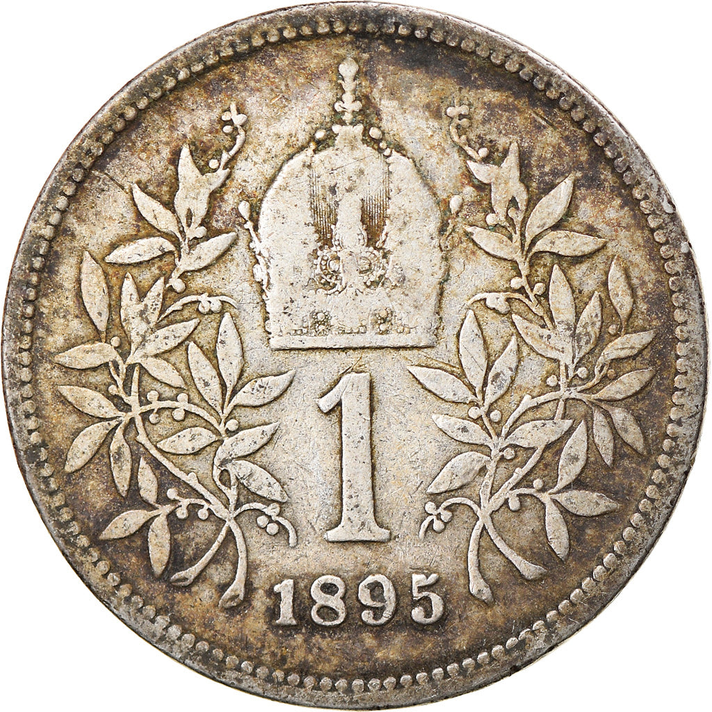 Monnaie, Autriche, Franz Joseph I, Corona, 1895, TB, Argent, KM:2804