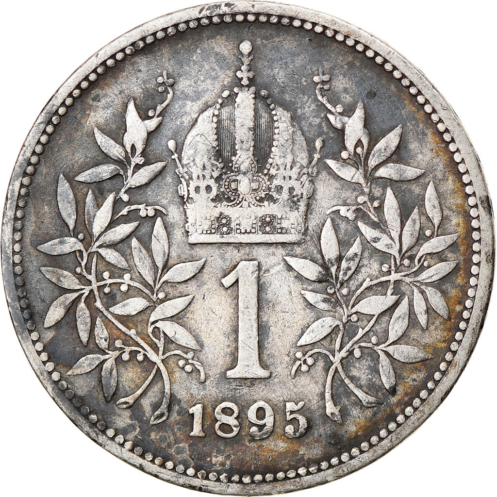 Coin, Austria, Franz Joseph I, Corona, 1895, EF(40-45), Silver, KM:2804