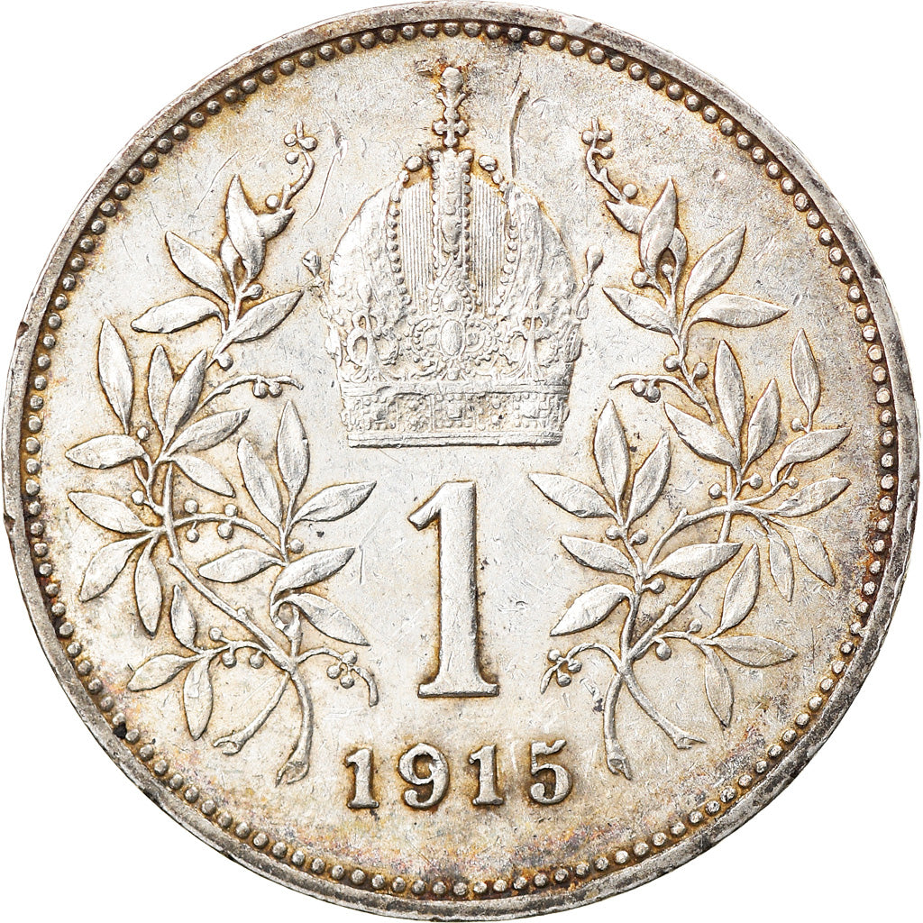 Moneta, Austria, Franz Joseph I, Corona, 1915, BB+, Argento, KM:2820