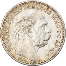 Moneta, Węgry, Franz Joseph I, Korona, 1915, Kremnitz, AU(50-53), Srebro