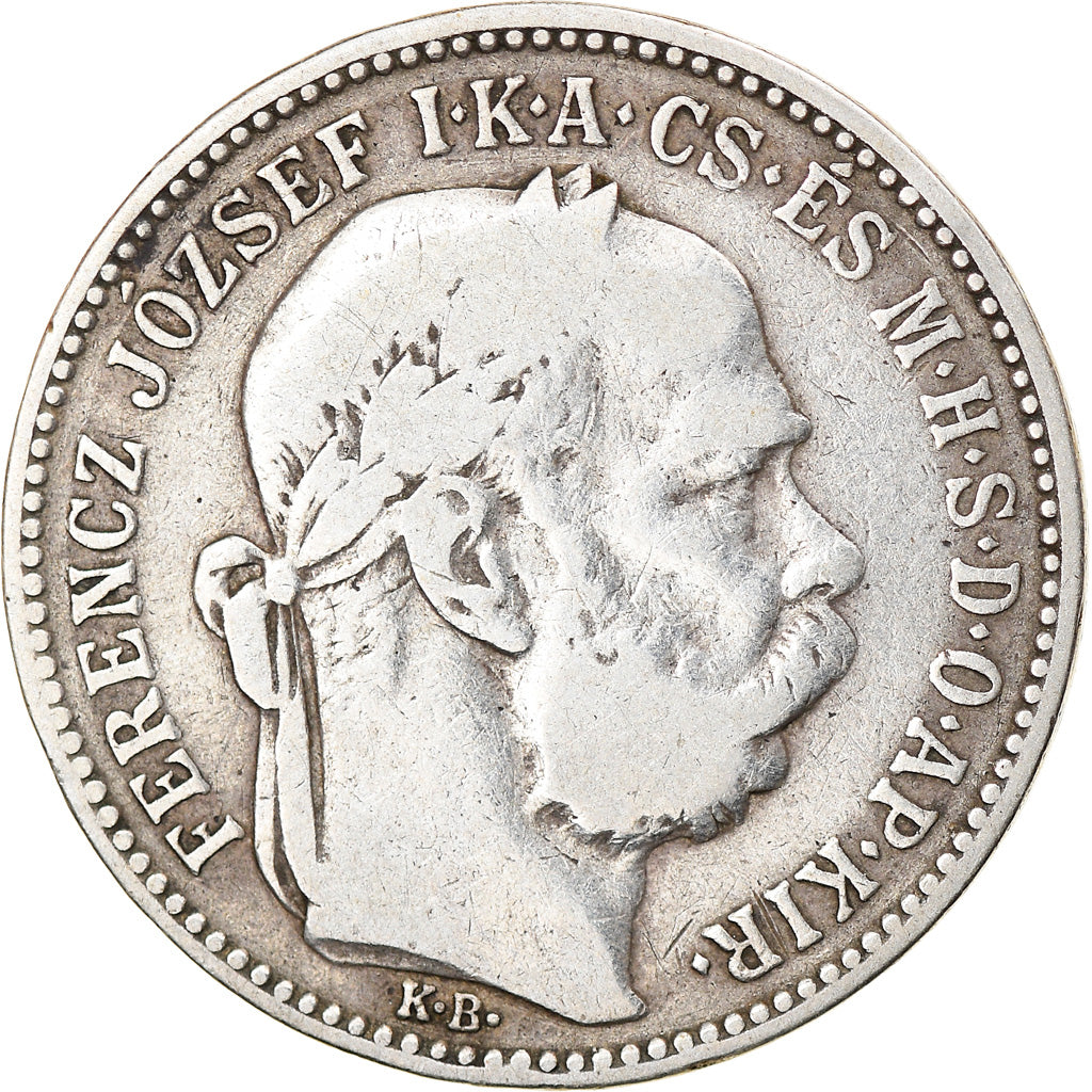 Moneta, Ungheria, Franz Joseph I, Korona, 1896, Kormoczbanya, MB, Argento