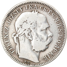 Moneta, Ungheria, Franz Joseph I, Korona, 1896, Kormoczbanya, MB, Argento