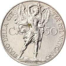 Coin, VATICAN CITY, Pius XI, 50 Centesimi, 1934, Roma, EF(40-45), Nickel, KM:14