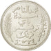 Coin, Tunisia, Muhammad al-Nasir Bey, 2 Francs, 1915, Paris, MS(60-62), Silver