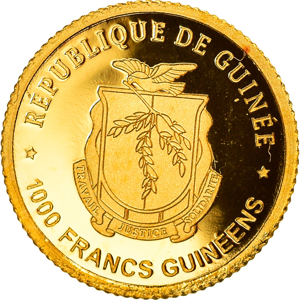 Coin, Papua New Guinea, 1000 Francs, 2017, Proof, MS(65-70), Gold