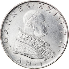 Münze, Vatikanstadt, John XXIII, 50 Lire, 1960, SS, Stainless Steel, KM:63.2