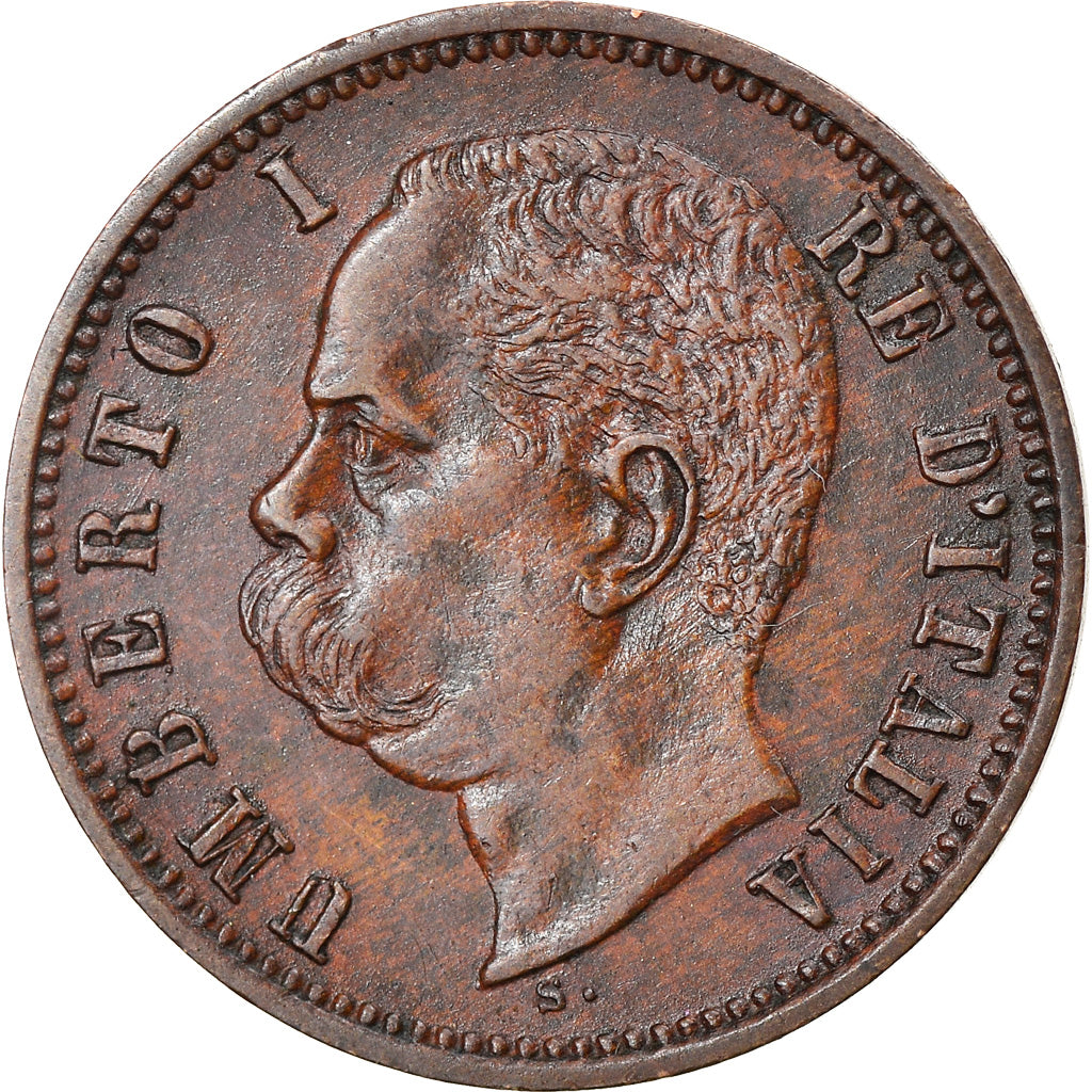 Coin, Italy, Umberto I, 2 Centesimi, 1897, Rome, AU(55-58), Copper, KM:30