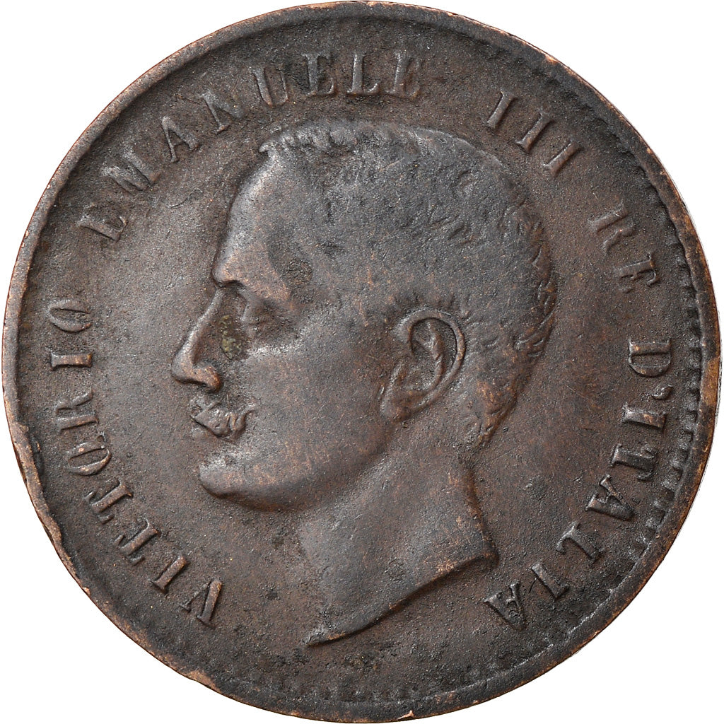 Coin, Italy, Vittorio Emanuele III, 2 Centesimi, 1906, Rome, VF(30-35), Bronze