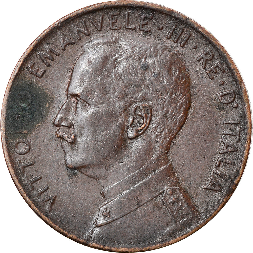 Munten, Italië, Vittorio Emanuele III, 2 Centesimi, 1917, Rome, FR+, Bronze