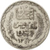 TUNISIA, 5 Francs, 1934, Paris, KM #261, EF(40-45), Silver, Lecompte #306, 4.97