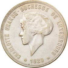 Coin, Luxembourg, Charlotte, 10 Francs, 1929, Luxembourg, EF(40-45), Silver