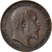 Coin, Great Britain, Edward VII, Farthing, 1902, AU(50-53), Bronze, KM:792