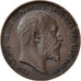 Coin, Great Britain, Edward VII, Farthing, 1902, AU(50-53), Bronze, KM:792