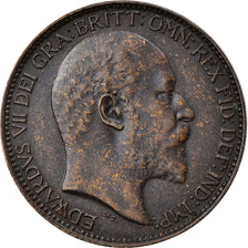 Coin, Great Britain, Edward VII, Farthing, 1904, AU(50-53), Bronze, KM:792
