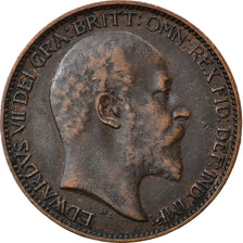 Coin, Great Britain, Edward VII, Farthing, 1904, EF(40-45), Bronze, KM:792