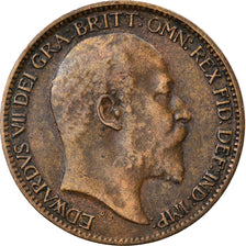 Coin, Great Britain, Edward VII, Farthing, 1906, EF(40-45), Bronze, KM:792