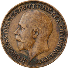 Coin, Great Britain, George V, Farthing, 1915, EF(40-45), Bronze, KM:808.1