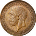 Coin, Great Britain, George V, Farthing, 1936, AU(50-53), Bronze, KM:825