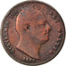 Coin, Great Britain, William IV, Farthing, 1837, VF(20-25), Copper, KM:705