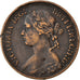 Coin, Great Britain, Victoria, Farthing, 1879, EF(40-45), Bronze, KM:753