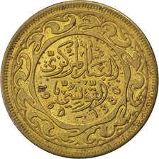 Coin, Tunisia, 50 Millim, 1960, AU(50-53), Brass, KM:308