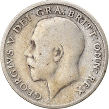 Coin, Great Britain, George V, 6 Pence, 1916, VF(20-25), Silver, KM:815