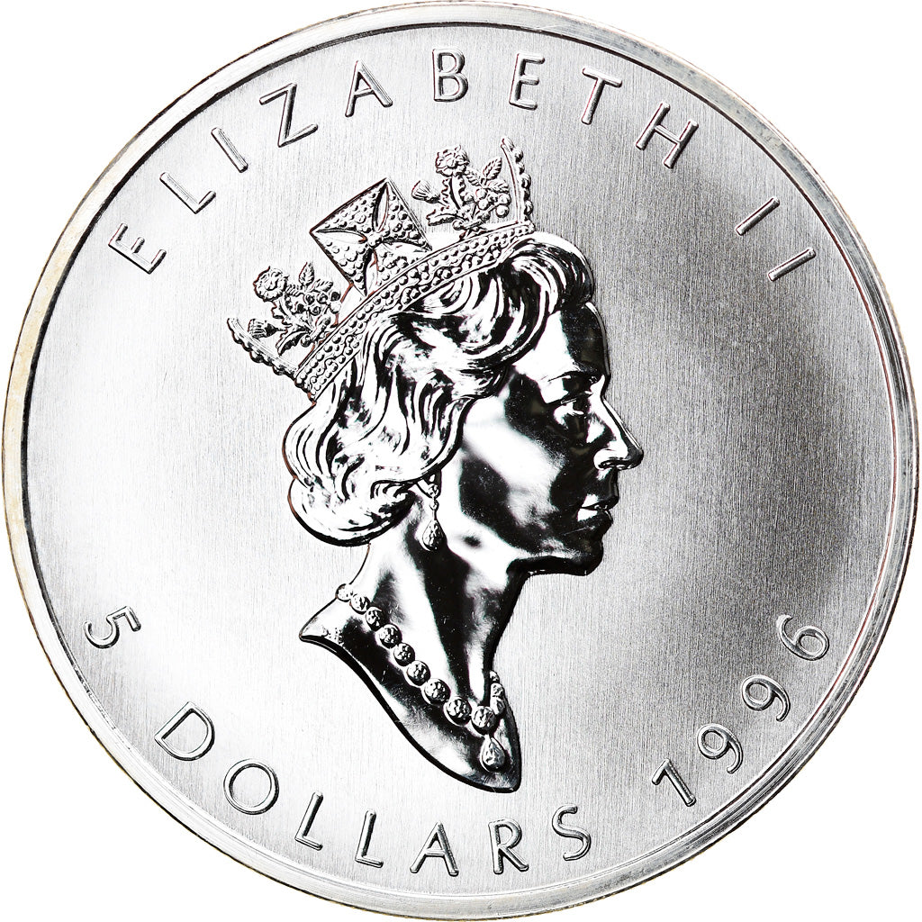 Coin, Canada, Elizabeth II, 5 Dollars, 1996, Royal Canadian Mint, Ottawa, BU