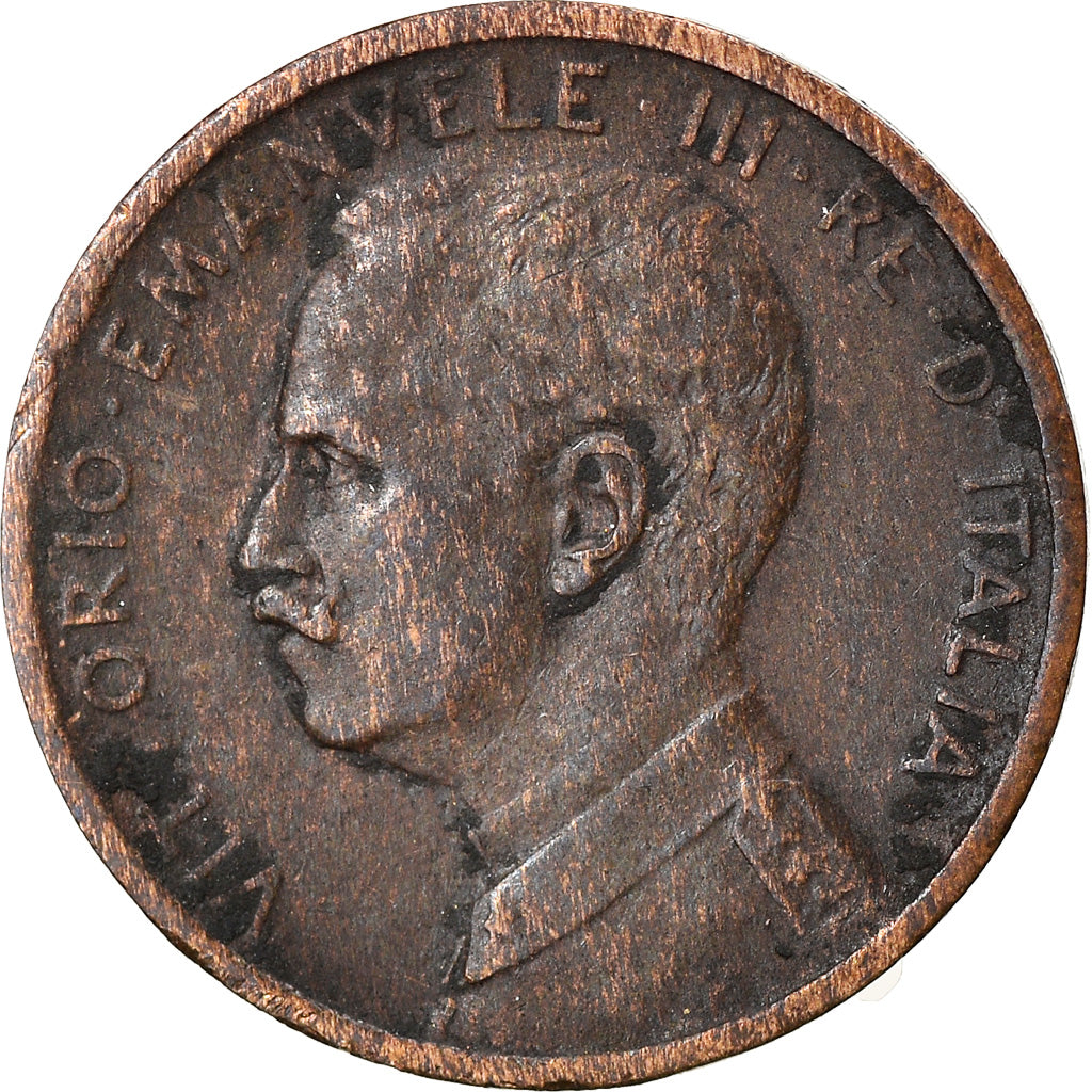 Coin, Italy, Vittorio Emanuele III, Centesimo, 1910, Rome, VF(20-25), Bronze